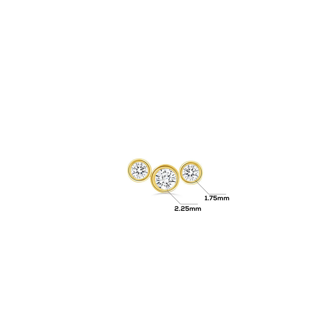 3 Gem Bezel Cluster