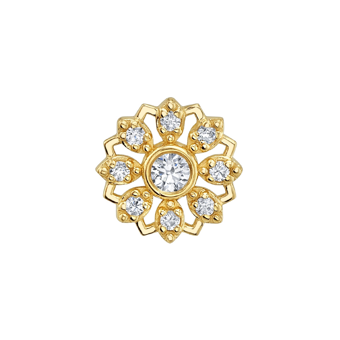 Rosette Flower (Threadless End)