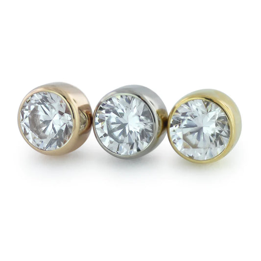 18k Bezel Set Gen. Diamond