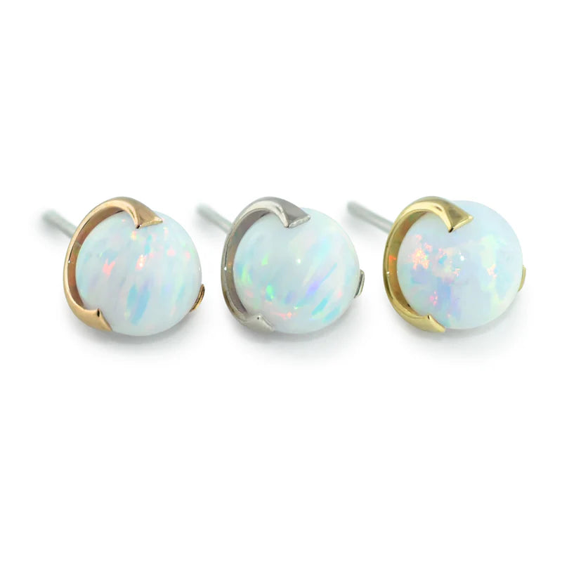 18k Gold Sphere Gem
