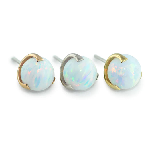 18k Gold Sphere Gem