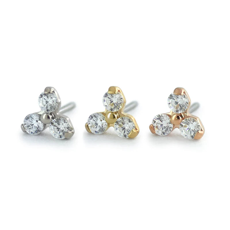 18k Gold Trinity Gen Diamond