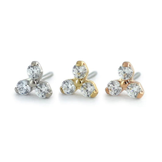 18k Gold Trinity Gen Diamond