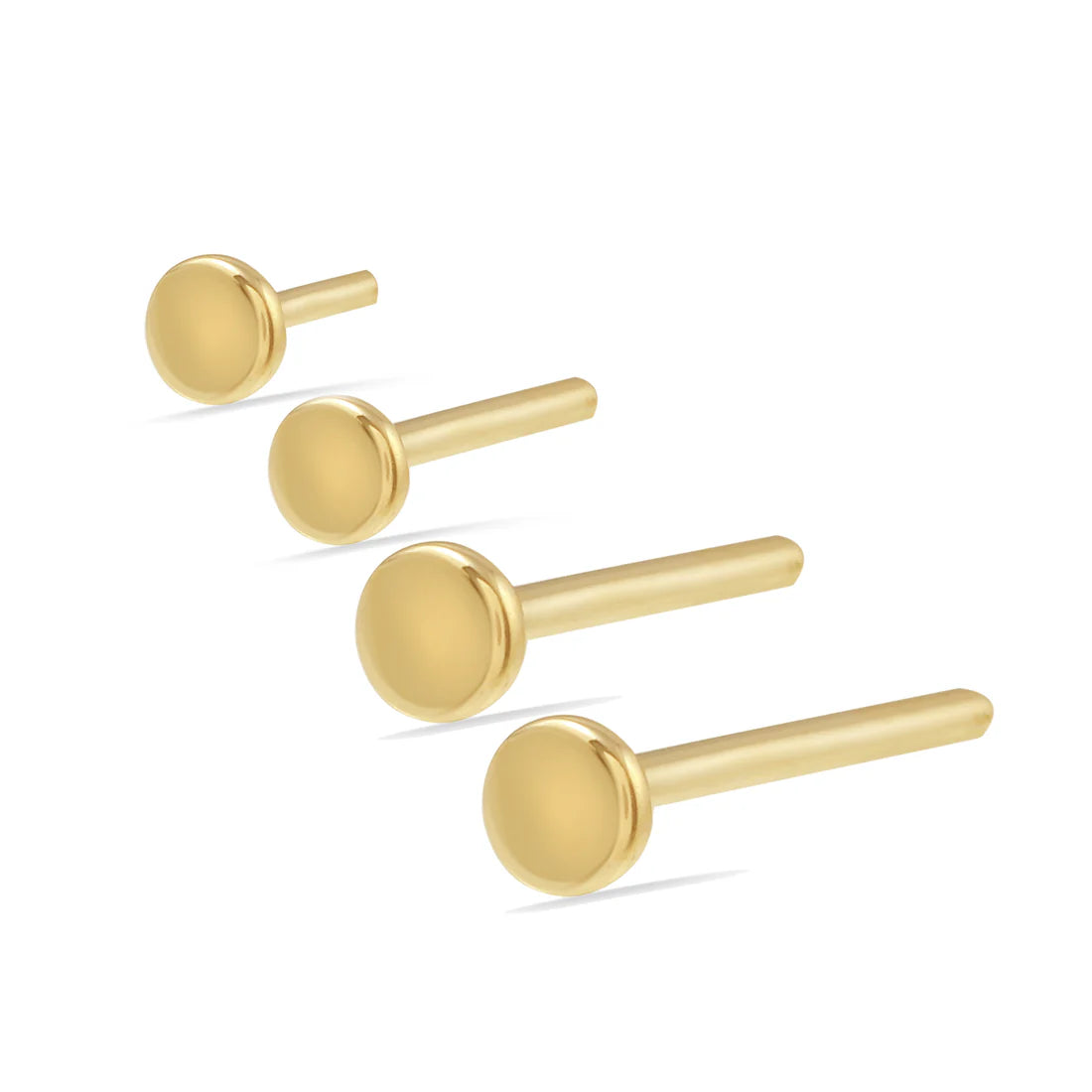 Gold Threadless Flatback Post (Norvoch)