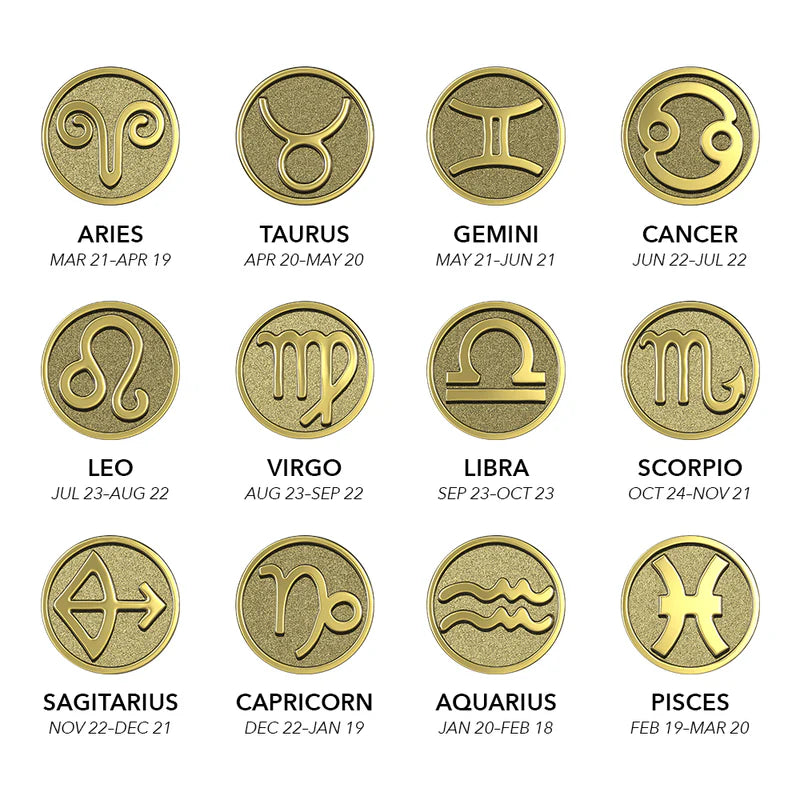 18k Gold Zodiac