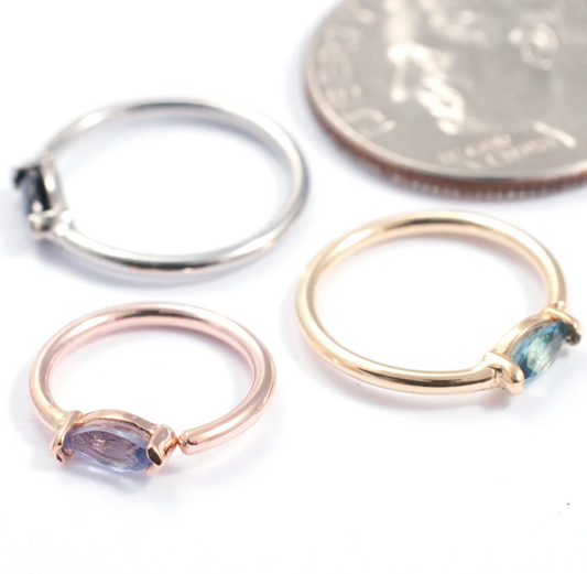 Marquise Seam Ring - Navel
