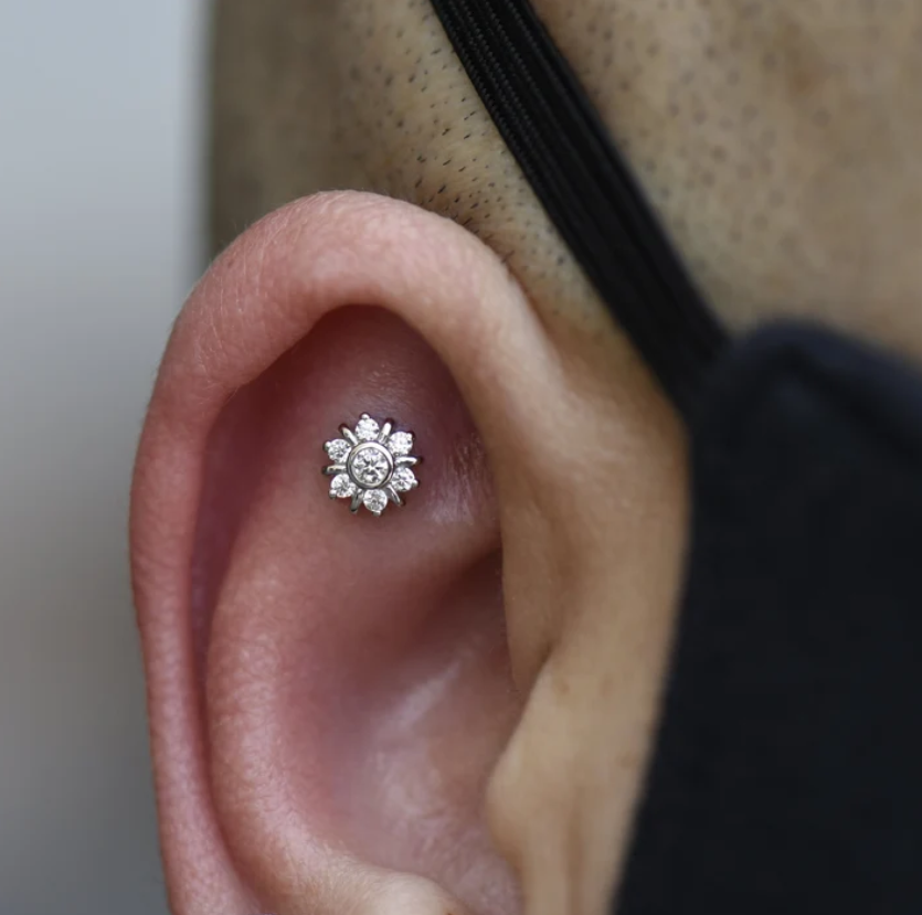 7 Gem Radiant CZ Cluster