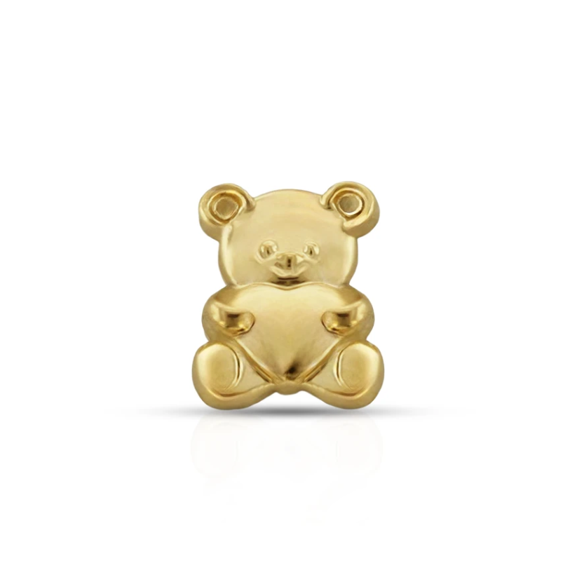 18k Gold Teddy Bear End