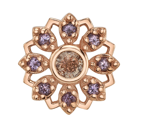 Rosette Flower (Threadless End)