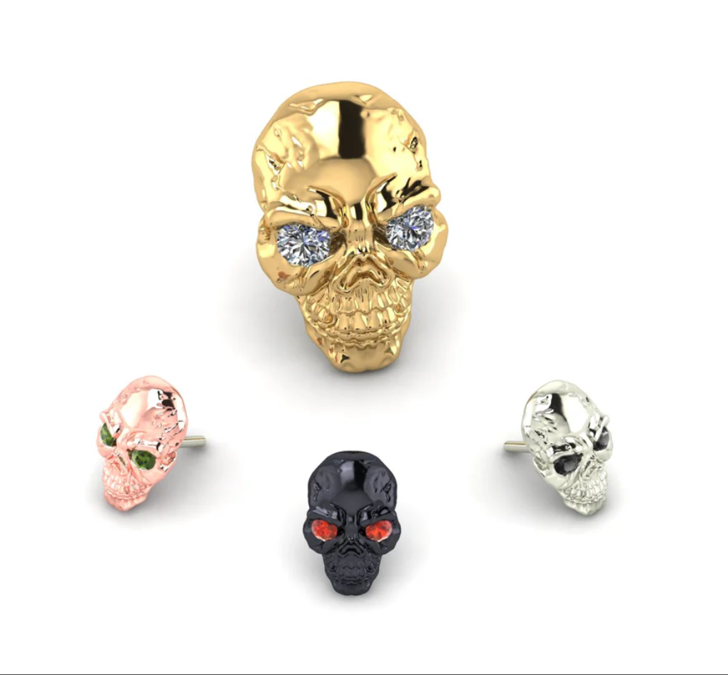 Gemmed Skull