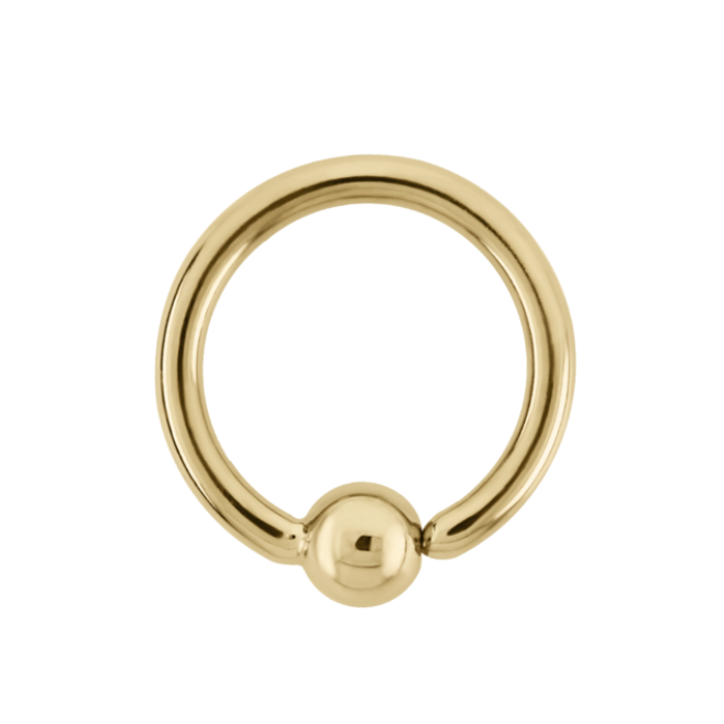 Gold Fixed Bead Ring