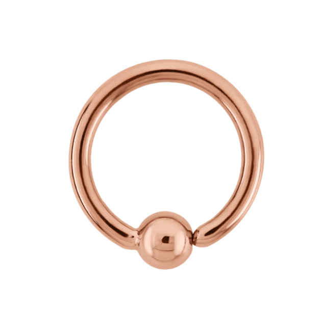 Gold Fixed Bead Ring