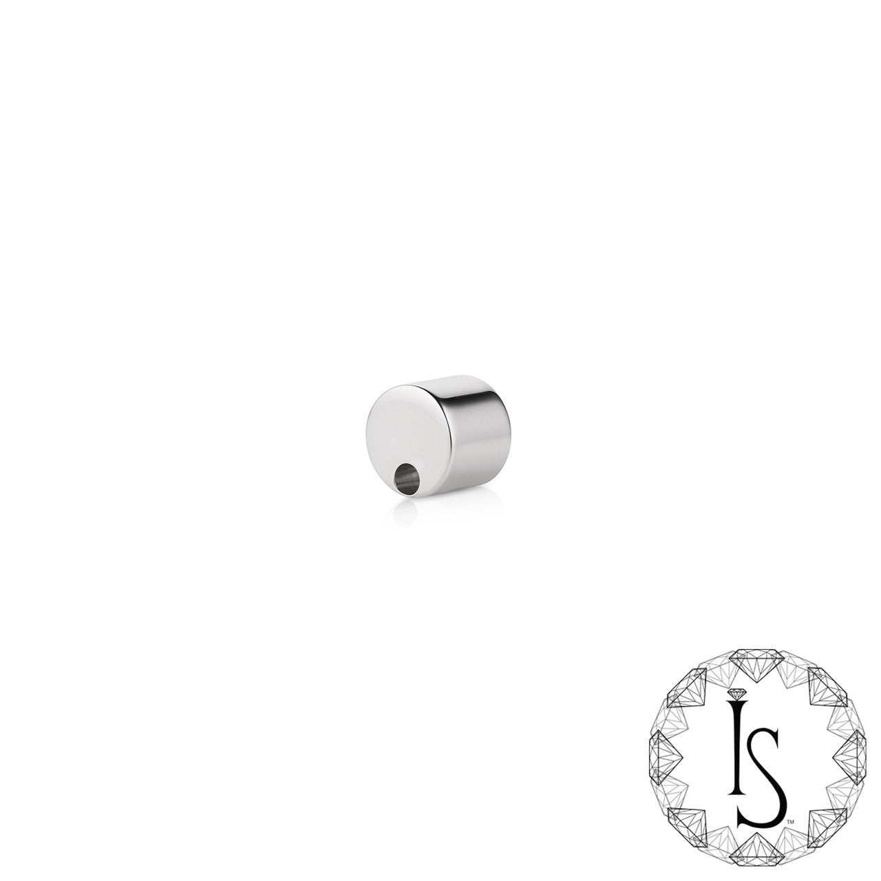 Straight Titanium Septum Clicker Gauge Adapter