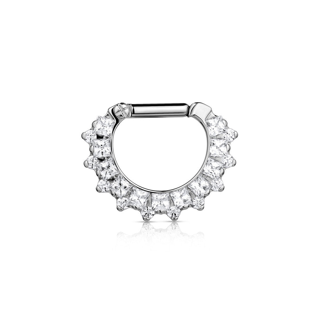 Odyssey Faceted Gem Septum Clicker 10+11