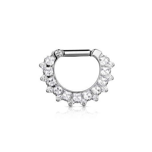 Odyssey Faceted Gem Septum Clicker 10+11
