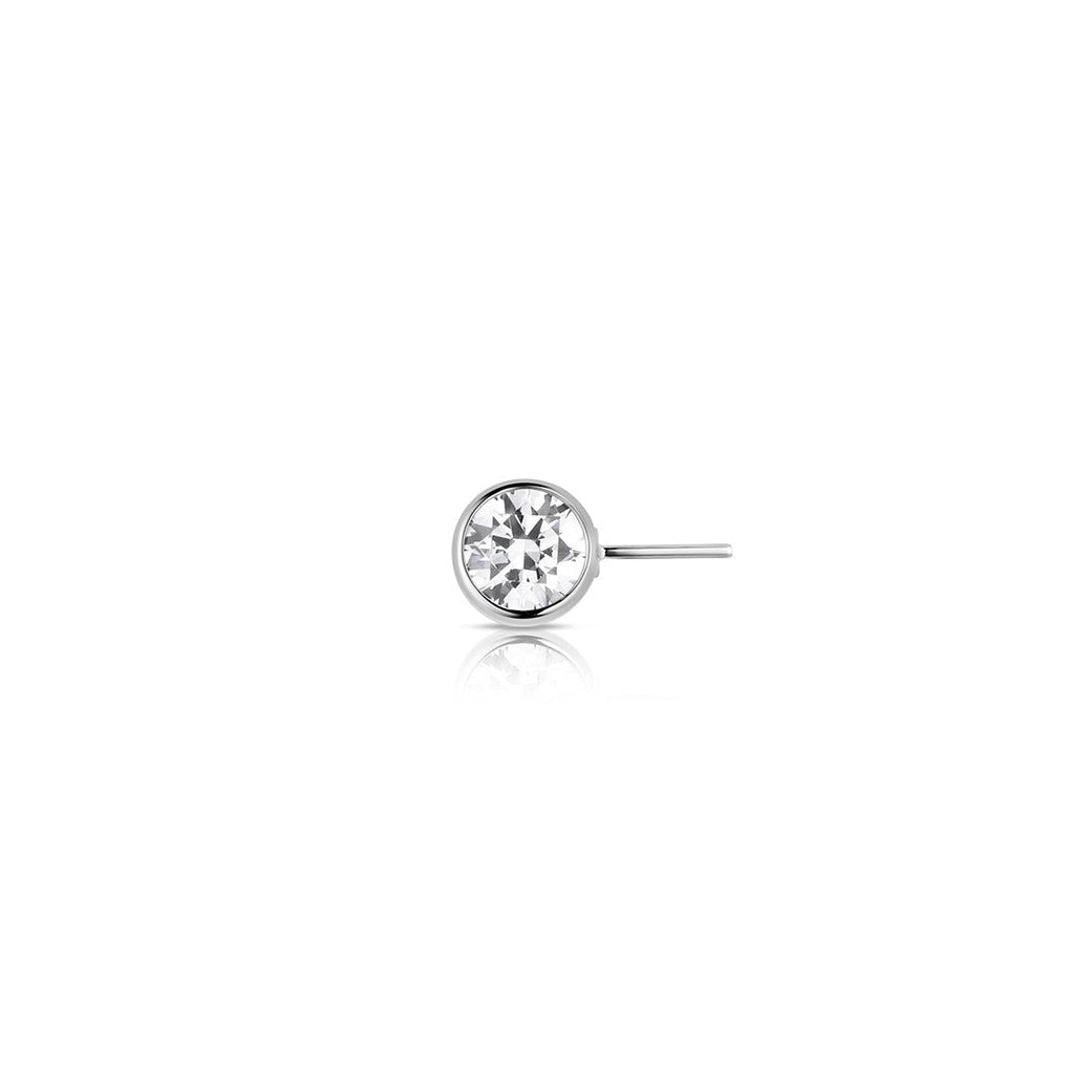 Nipple Side Set Bezel Gem Ends