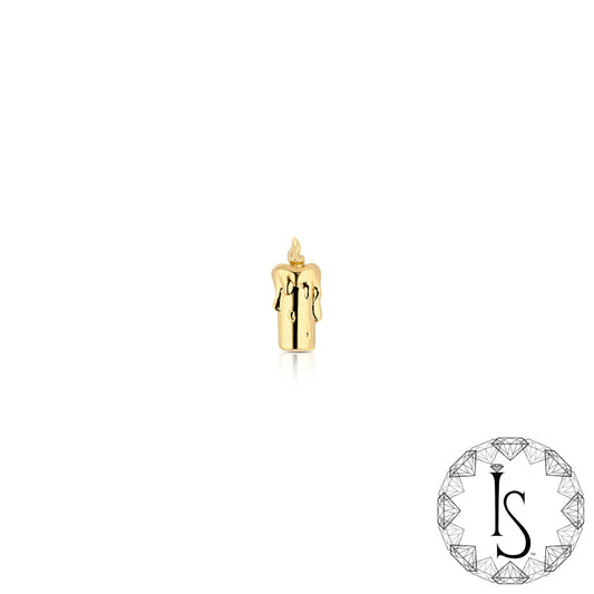 18k Gold Burning Candle End (threaded)