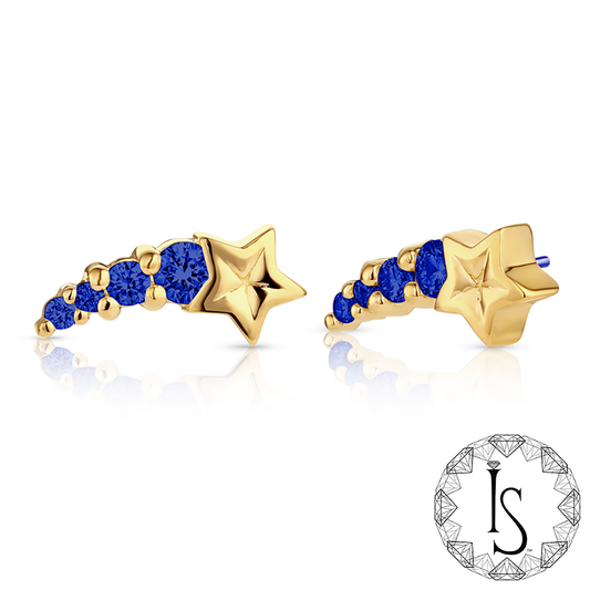 18k Gold Koios Faceted Genuine Gemstones End (threaded)