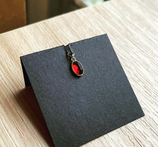 Large Oval Gem Charm