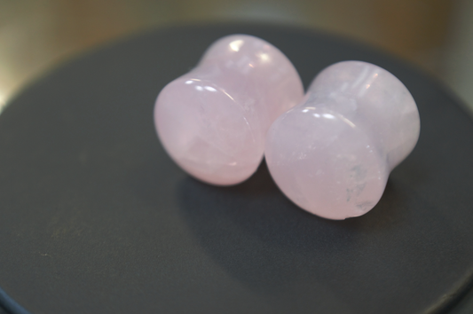 Rose Quartz Plugs