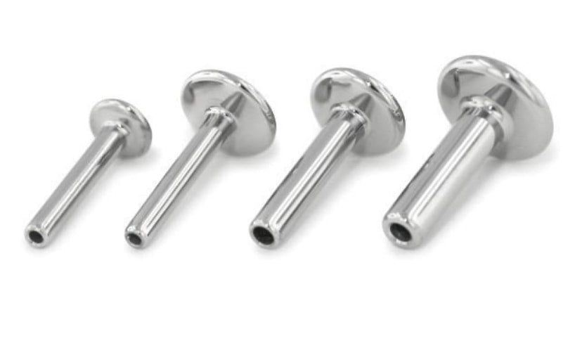 Threadless Flatback Post - Titanium