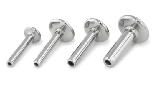 Threadless Flatback Post - Titanium