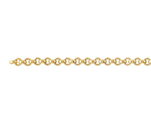 18K 2.0mm Rolo Chain