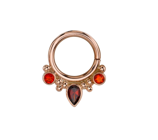 Eden Pear Seam Ring
