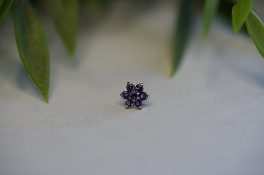 Anatometal Gemmed Flowers (Threadless)