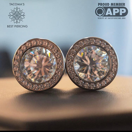 Super Gemmed Titanium Eyelets
