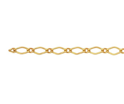 14K 1.8mm Marquise Long & Short Chain