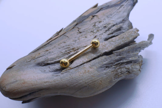 Threaded Gold Ball