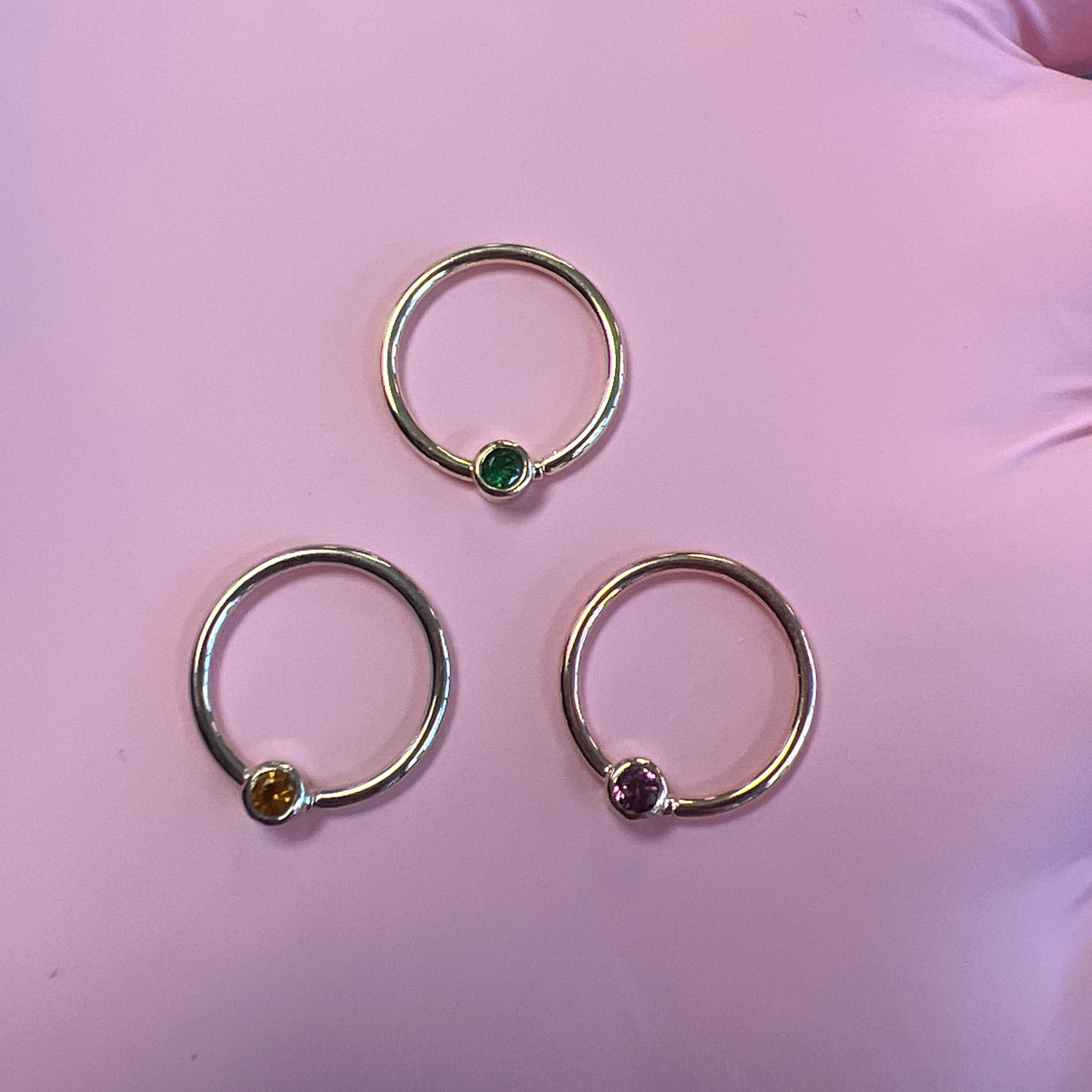 Fixed Bezel Seam Ring