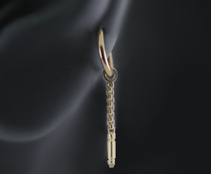 Meander Chain Charm
