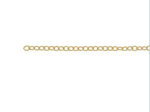 18K 1.5mm Cable Chain