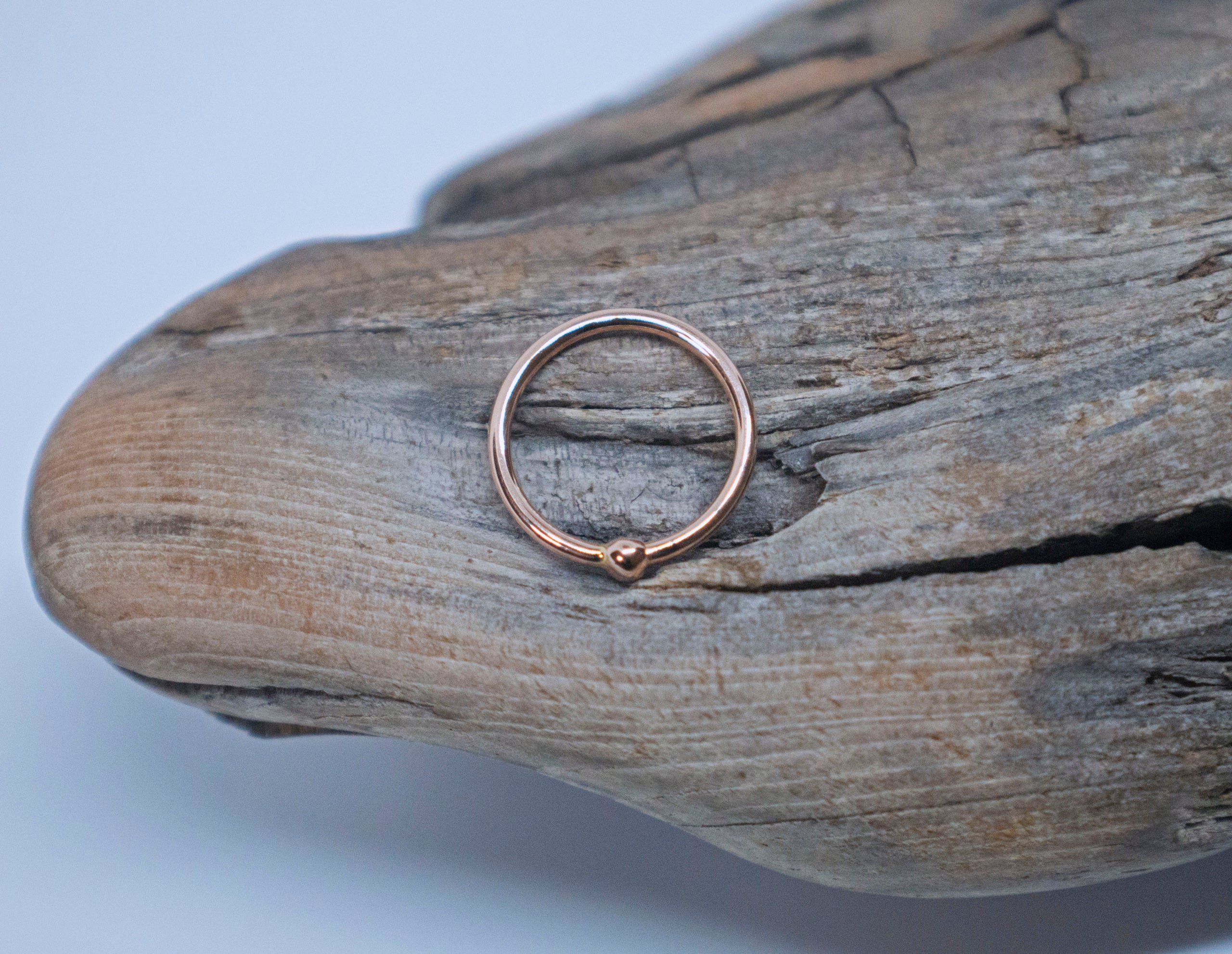 Gold Fixed Bead Ring
