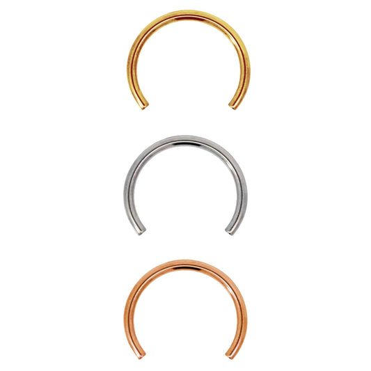 Leroi Gold Circular Barbell (No Beads/Ends)