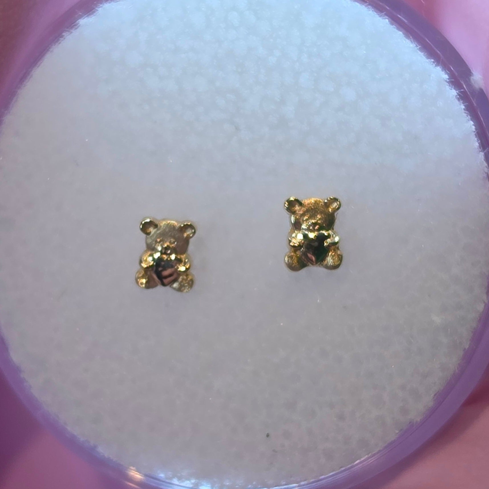 18k Gold Teddy Bear End