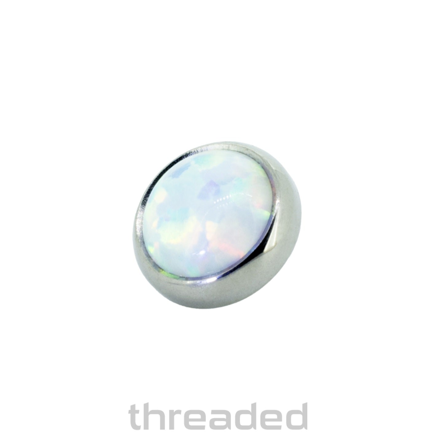 Threaded Titanium Cabochons