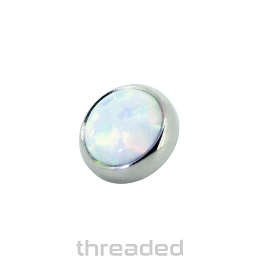 Threaded Titanium Cabochons