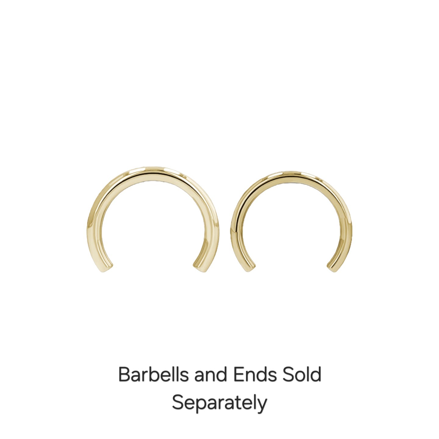 Gold Circular Barbel THR Anatometal
