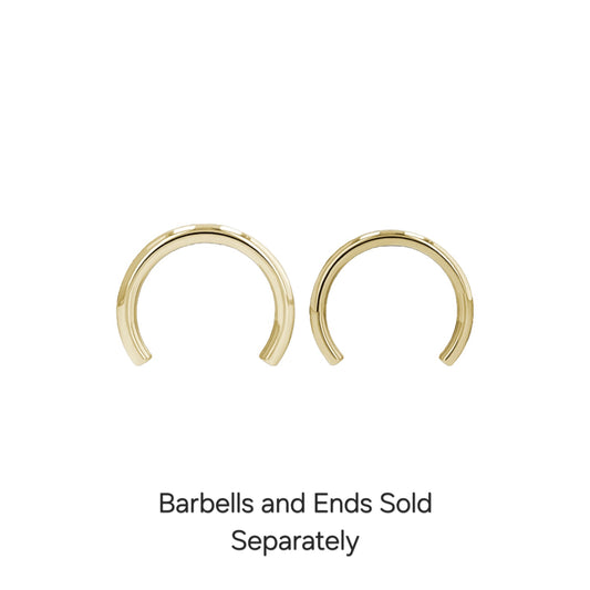 Gold Circular Barbel THR Anatometal