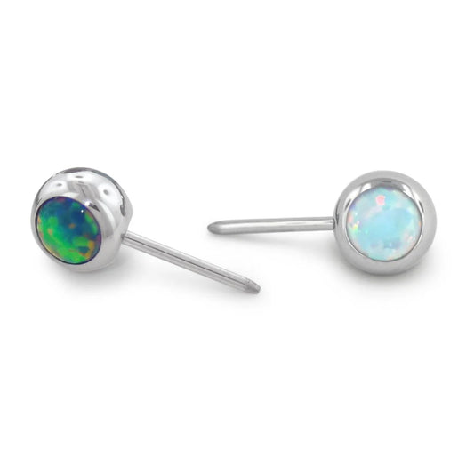Titanium Threadless Gemmed Balls